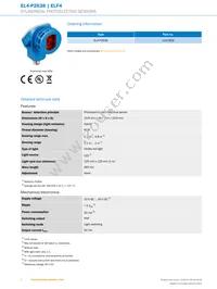 EL4-P2638 Datasheet Page 2