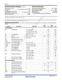 EL5177IY-T13 Datasheet Page 3