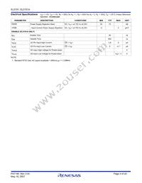 EL5191CWZ-T7 Datasheet Page 4