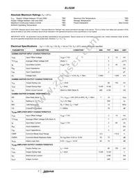 EL5228IL-T7A Datasheet Page 2