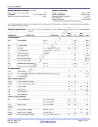EL5292CS-T7 Datasheet Page 2