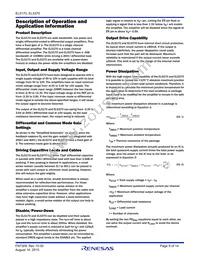 EL5370IUZ-T7 Datasheet Page 9
