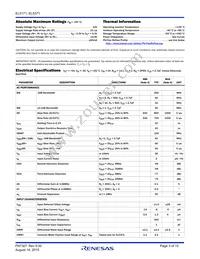 EL5371IUZ-T7 Datasheet Page 3