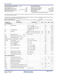 EL5372IUZ-T13 Datasheet Page 3