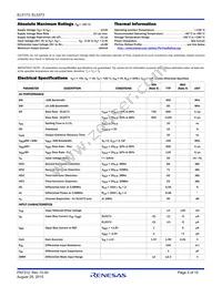 EL5373IU-T13 Datasheet Page 3