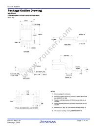 EL5378IU-T7 Datasheet Page 17