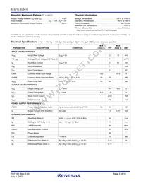 EL5410CSZ-T7 Datasheet Page 3