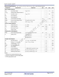 EL5411IRZ-T7 Datasheet Page 5