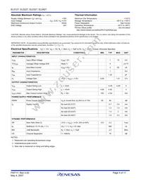 EL5427CRZ-T7 Datasheet Page 5