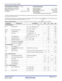 EL5455ISZ-T13 Datasheet Page 3