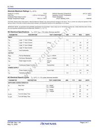 EL7243CMZ-T13 Datasheet Page 2