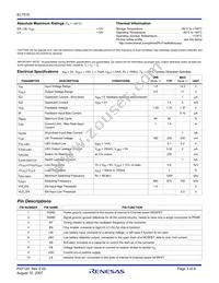 EL7515IYZ-T7 Datasheet Page 3