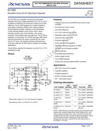 EL7562CUZ-T13 Datasheet Cover