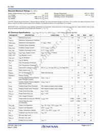EL7564CREZ-T13 Datasheet Page 3