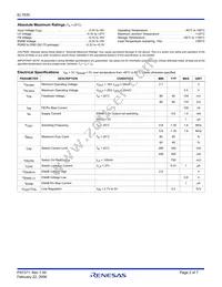 EL7630IWTZ-T7A Datasheet Page 2