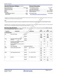 EL8173FSZ-T7 Datasheet Page 2