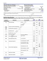 EL8176FIZ-T7 Datasheet Page 3