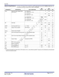EL8178FWZ-T7 Datasheet Page 3