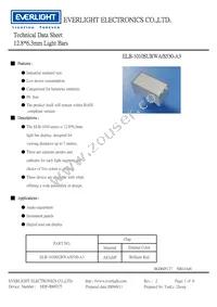 ELB-1010SURWA/S530-A3 Datasheet Cover