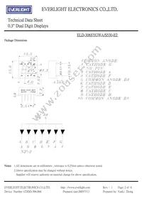 ELD-306SYGWA/S530-E2 Datasheet Page 2