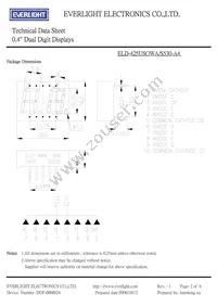 ELD-425USOWA/S530-A4 Datasheet Page 2