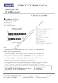 ELD-425USOWA/S530-A4 Datasheet Page 6