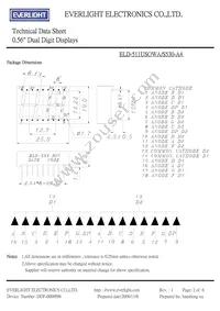 ELD-511USOWA/S530-A4 Datasheet Page 2