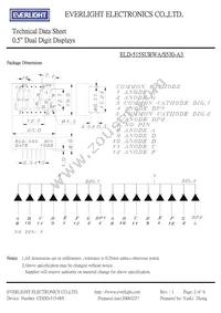 ELD-515SURWA/S530-A3 Datasheet Page 2