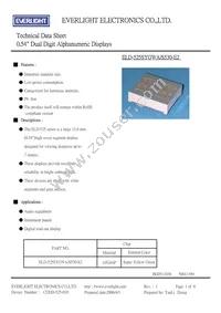 ELD-525SYGWA/S530-E2 Datasheet Cover