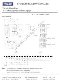 ELD-525SYGWA/S530-E2 Datasheet Page 2