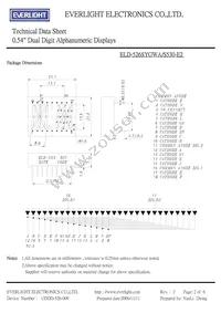 ELD-526SYGWA/S530-E2 Datasheet Page 2