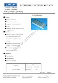 ELF-511UBWA/C470 Datasheet Cover