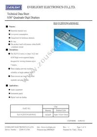 ELF-512SYGWA/S530-E2 Datasheet Cover