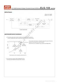 ELG-100-42B Datasheet Page 3