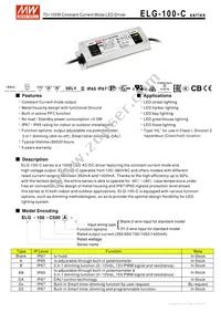 ELG-100-C1400 Datasheet Cover