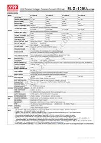 ELG-100U-48 Datasheet Page 2