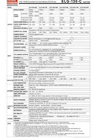 ELG-150-C500 Datasheet Page 2