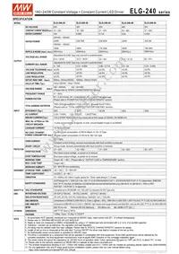 ELG-240-42 Datasheet Page 2