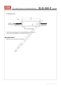 ELG-240-C2100 Datasheet Page 11