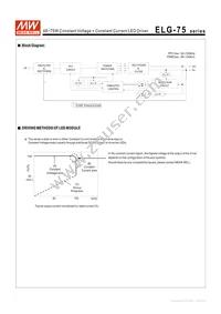 ELG-75-48B Datasheet Page 3