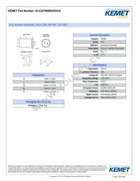 ELG107M450AR2AA Datasheet Cover