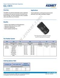 ELG108M200AT3AA Datasheet Cover