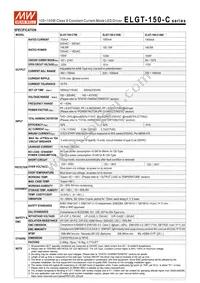 ELGT-150-C700B Datasheet Page 2