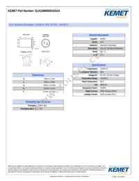 ELH109M050AS5AA Datasheet Cover