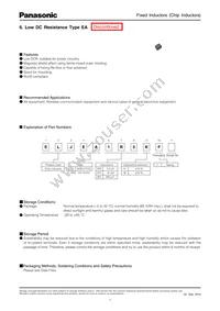 ELJ-EA1R0MF Datasheet Cover