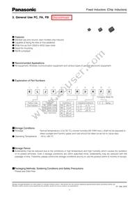 ELJ-FA1R2JF2 Datasheet Cover