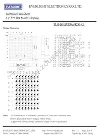 ELM-2881SURWA/S530-A2 Datasheet Page 2