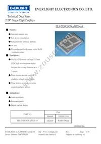 ELS-2326USOWA/S530-A4 Datasheet Cover