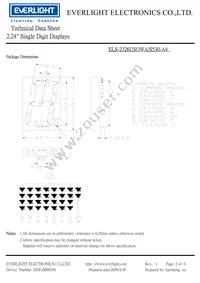 ELS-2326USOWA/S530-A4 Datasheet Page 2