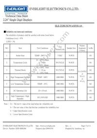 ELS-2326USOWA/S530-A4 Datasheet Page 5